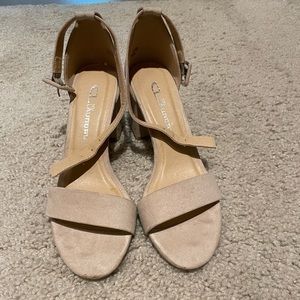Chines laundry nude heels size 5.5
